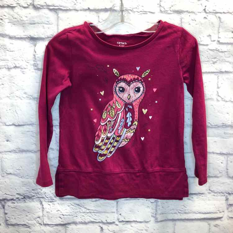 Carters Pink Size 6 Girls Long Sleeve Shirt