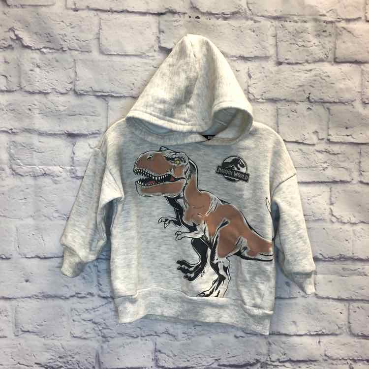 Jurassic World Gray Size 2T Boys Sweatshirts/Hoodie