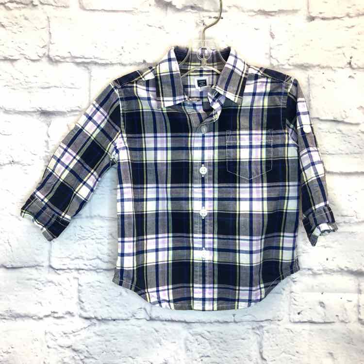 Janie & Jack Plaid Size 3-6 Months Boy Polo or Button Down