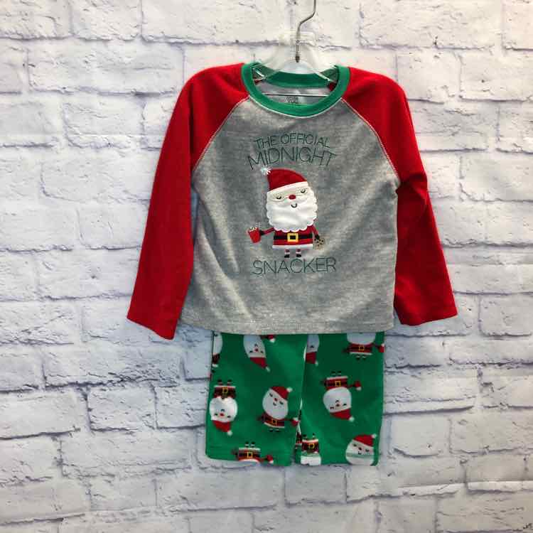 Just One You Red & Green Size 4T Boys Pajamas