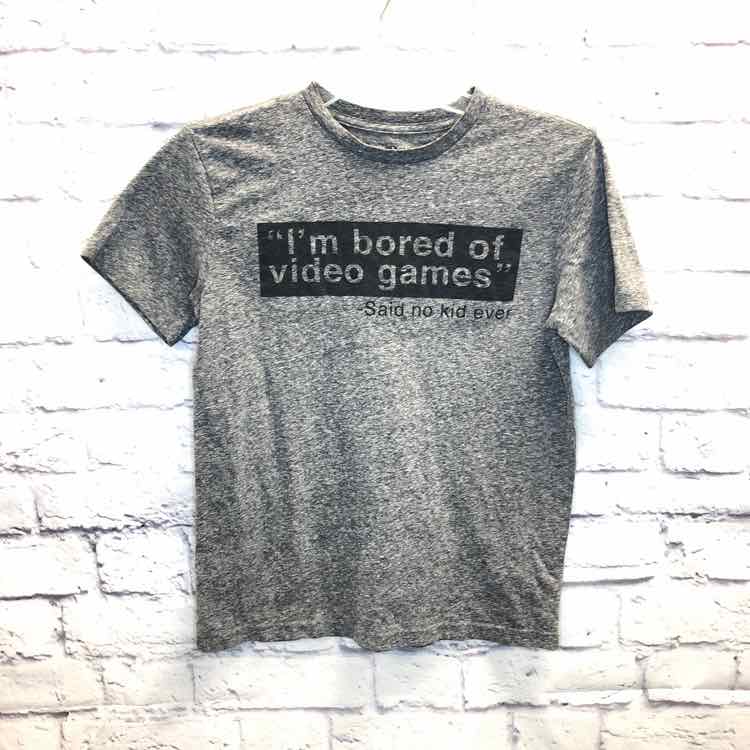 Childrens Place Gray Size 10 Boys Short Sleeve Shirt