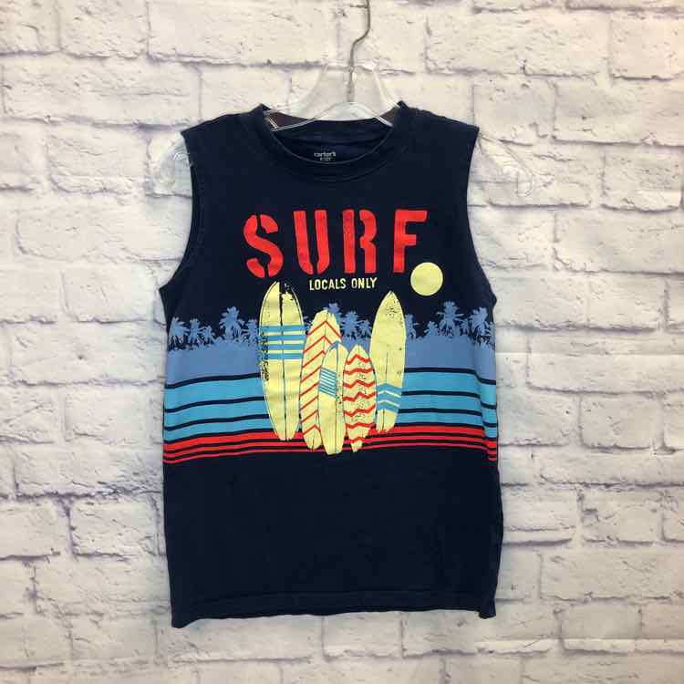 Carters Navy Size 14 Boys Tank Top
