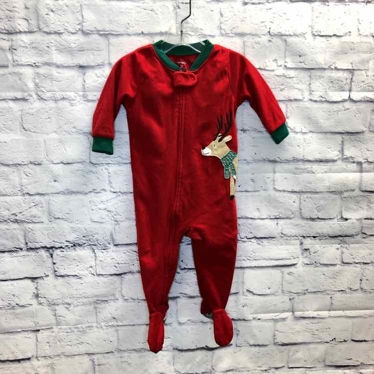 Carters Red Size 12 Months Boys Sleeper