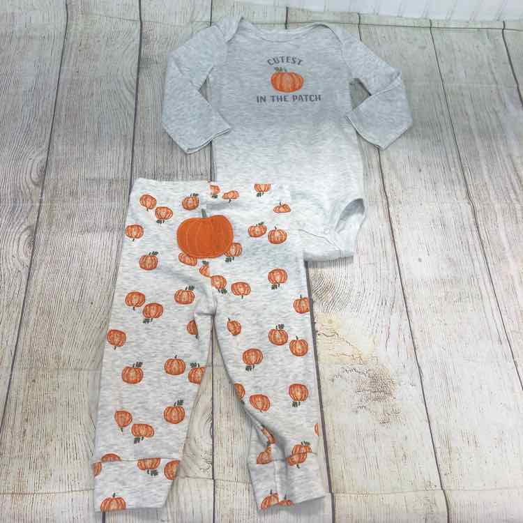 Just One You Gray Size 12 Months Boys 2 Piece Outfit