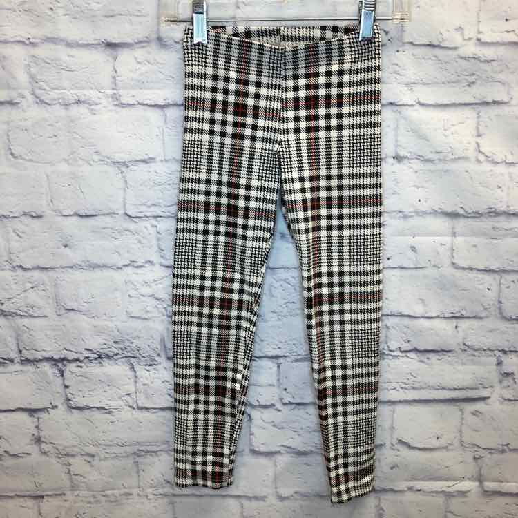 Old Navy Black & White Size 6 Girls Leggings