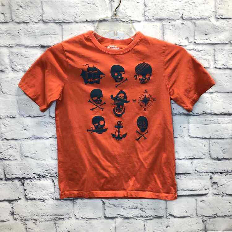 Oshkosh Orange Size 10 Boys Short Sleeve Shirt