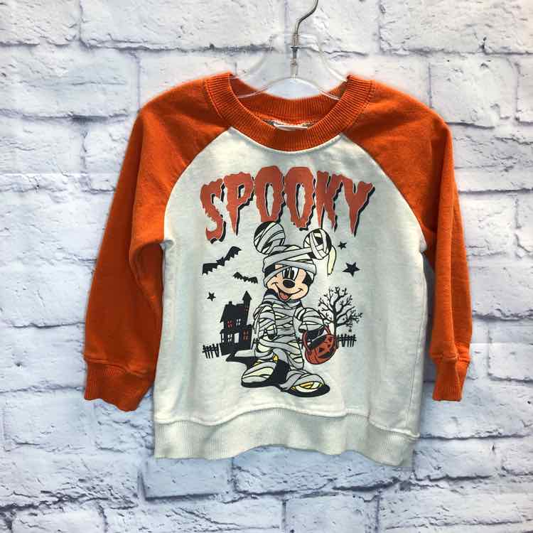 Mickey Orange Size 3T Boys Sweatshirts/Hoodie
