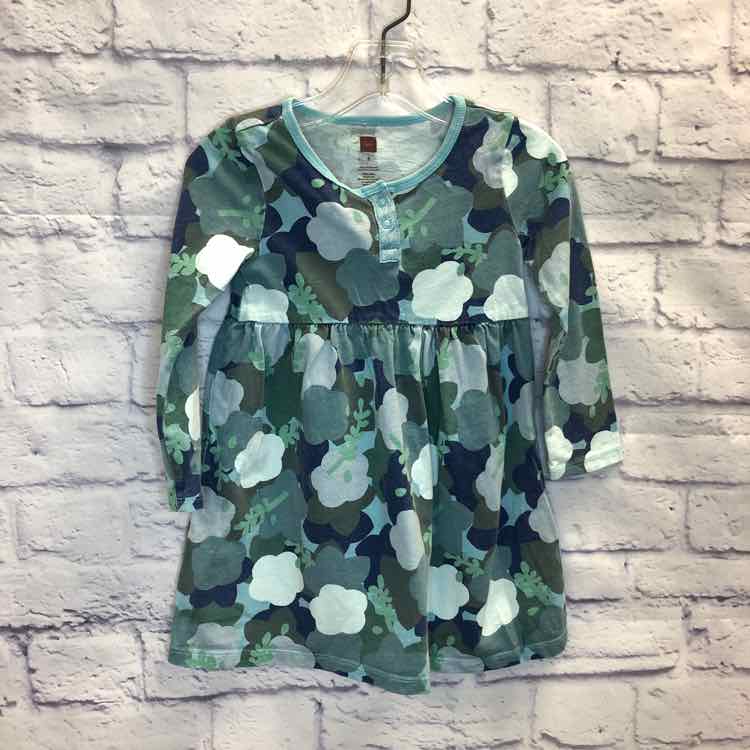 Tea Green Size 3T Girls Dress