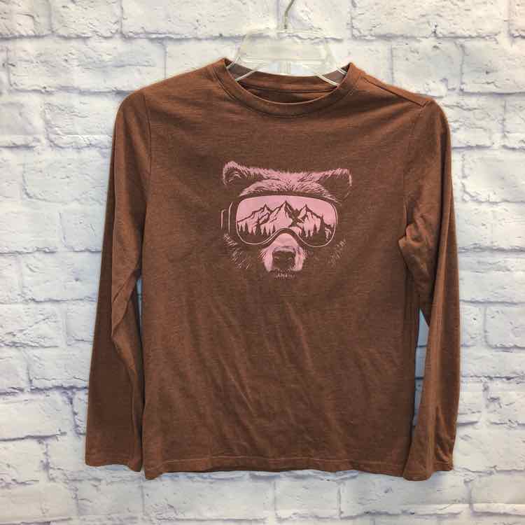 Cat & Jack Brown Size 10 Boys Long Sleeve Shirt
