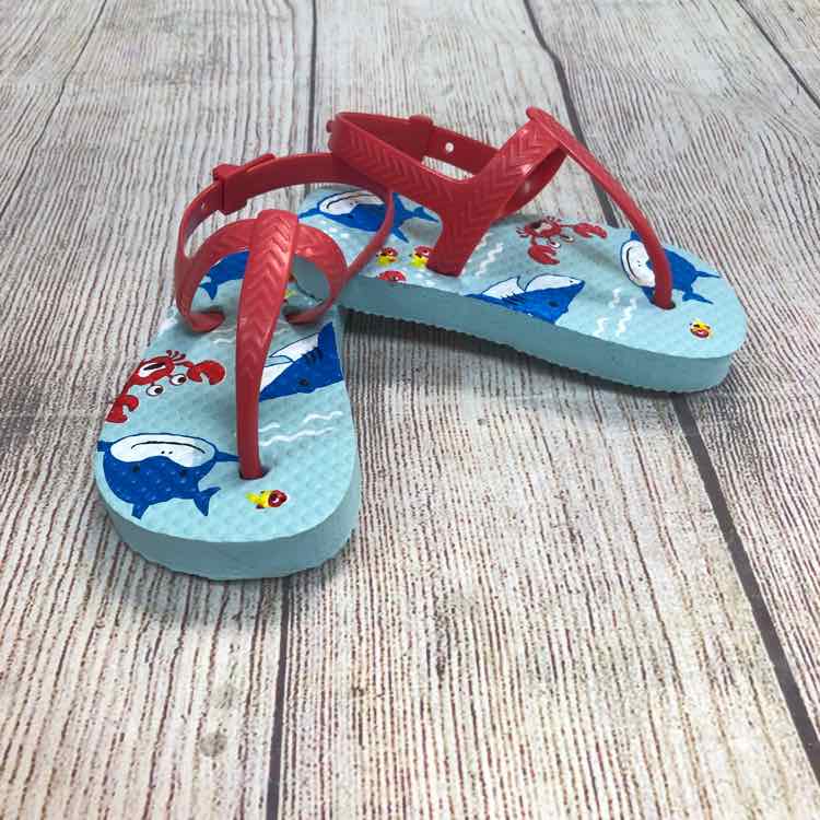 Blue Size 5 Boys Flip Flops