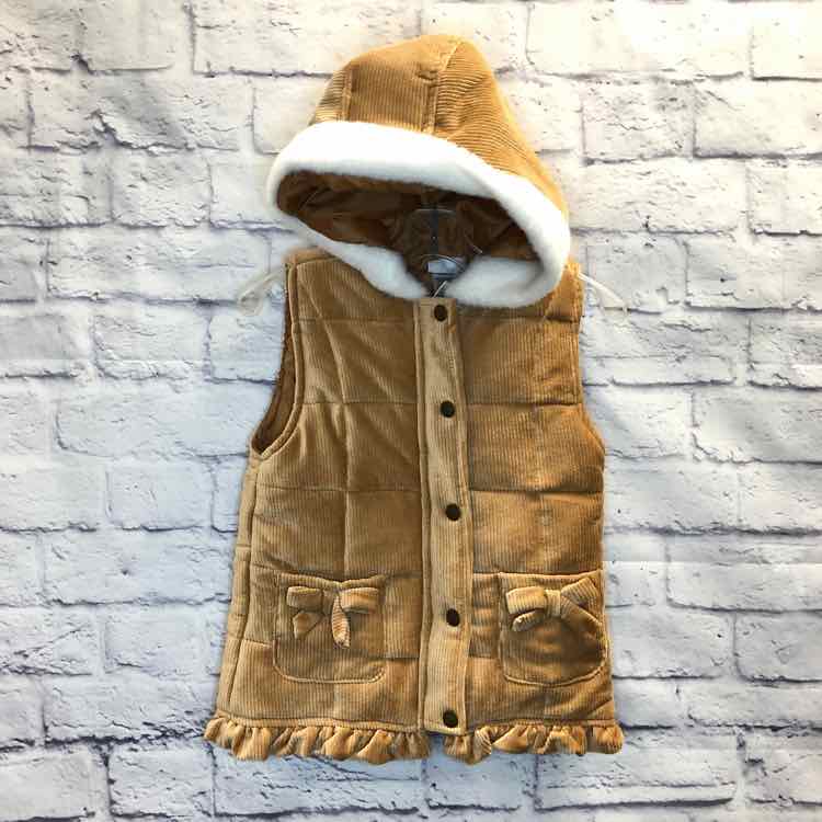 Nicole Miller Brown Size 6X Girls Vest