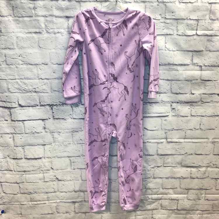 Carters Purple Size 7 Fleece Girls One Piece