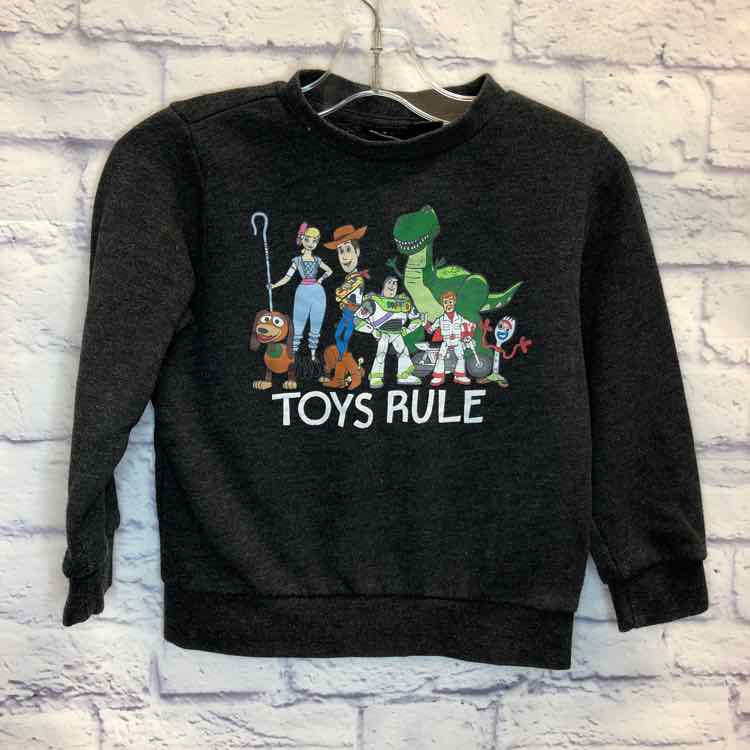 Toy Story Gray Size 4T Boys Sweatshirts/Hoodie