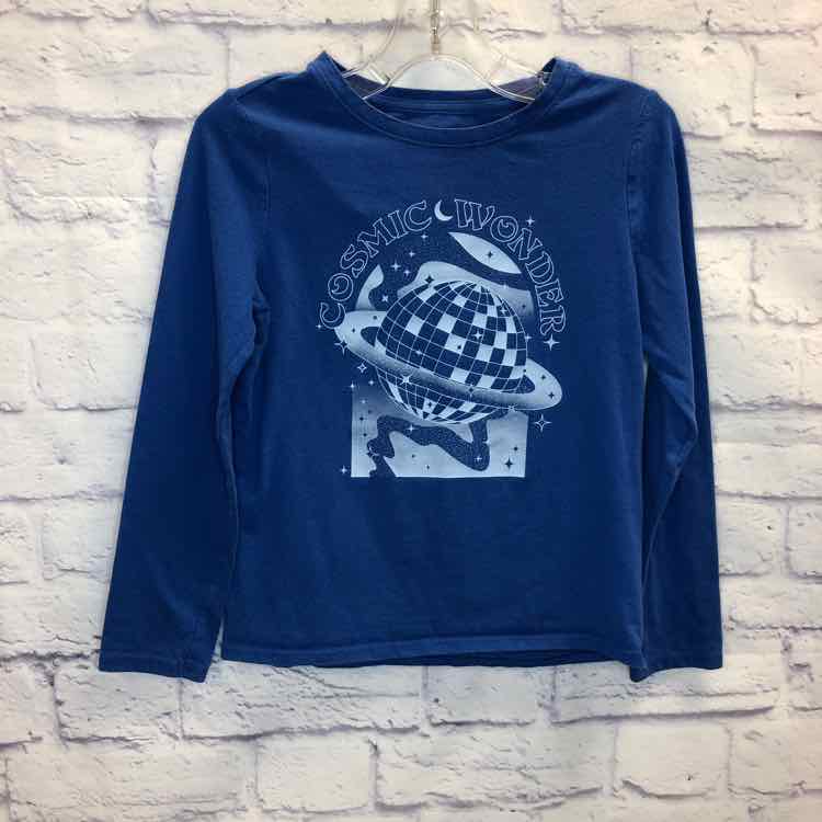 Cat & Jack Blue Size 8 Boys Long Sleeve Shirt