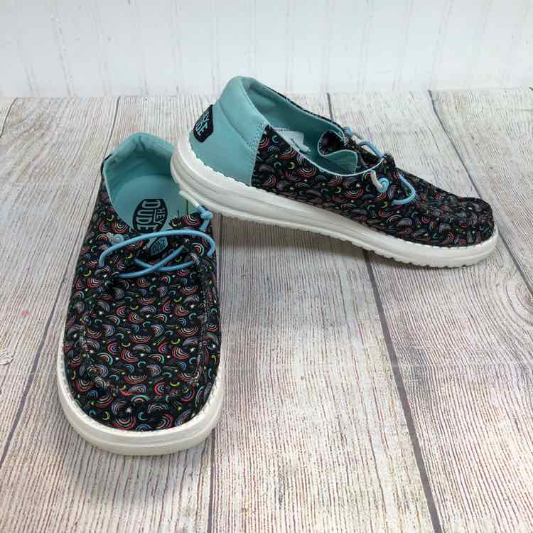 Hey Dude Multi-Color Size 5 Girls Casual Shoes