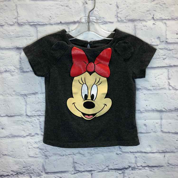 Disney Gray Size 5 Girls Short Sleeve Shirt