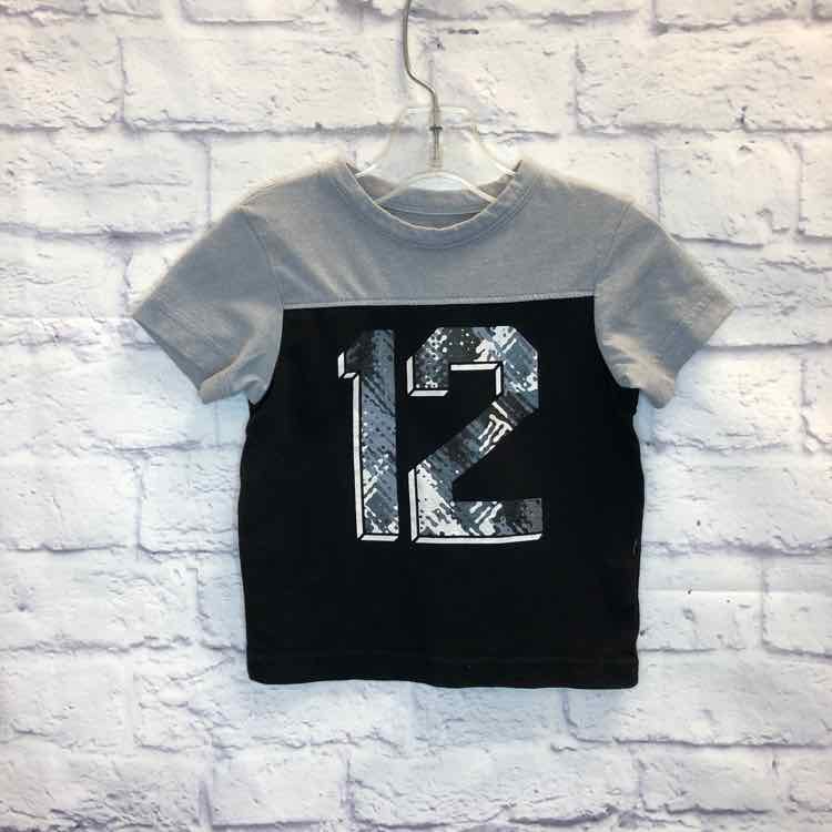 Childrens Place Black Size 12-18 months Boys Short Sleeve Shirt