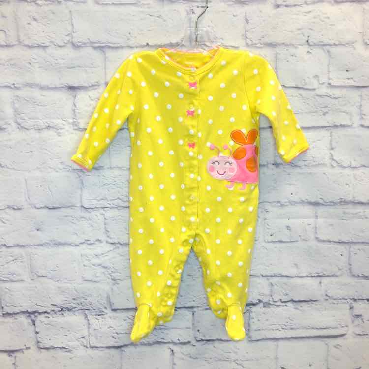 Carters Yellow Size 6 Months Girls Sleeper
