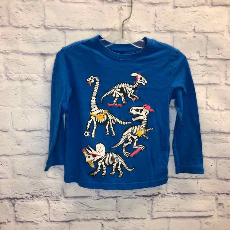 Jumping Beans Blue Size 4T Boys Long Sleeve Shirt