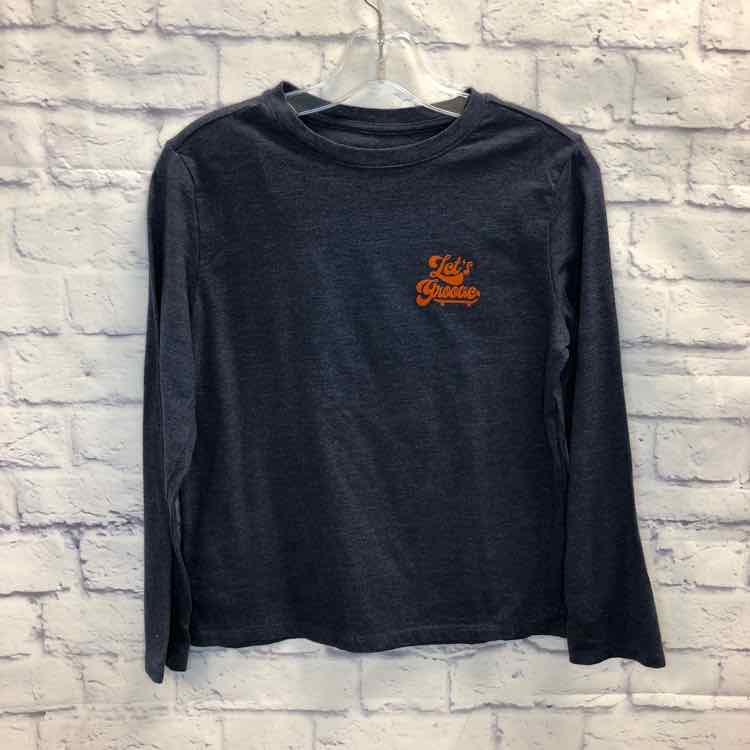 Cat & Jack Navy Size 10 Boys Long Sleeve Shirt