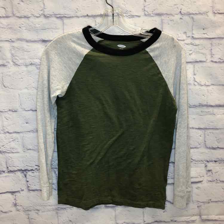 Old Navy Green Size 10 Boys Long Sleeve Shirt