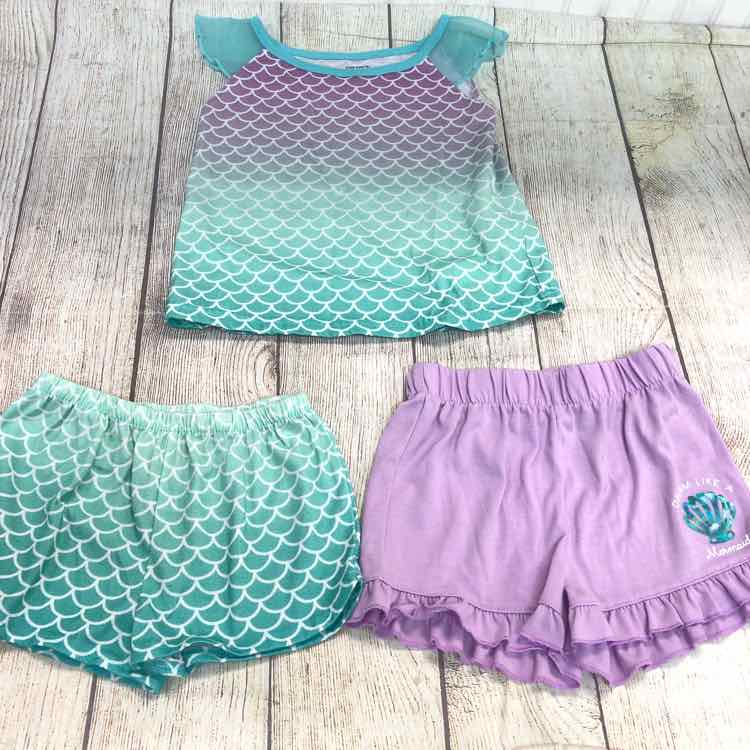 Carters Mermaid Size 4T Girls Pajamas