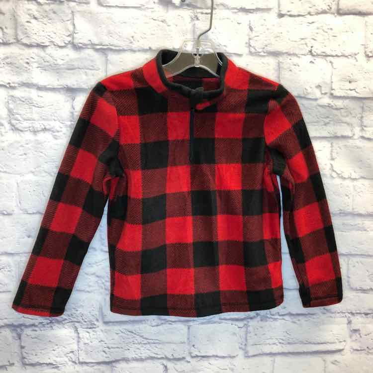 Jumping Beans Red & Black Size 5 Boys Sweatshirts/Hoodie