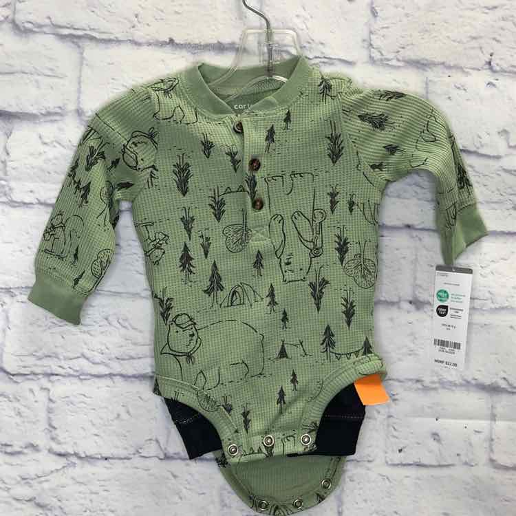 Carters Green Size 3 Months Boys 2 Piece Outfit