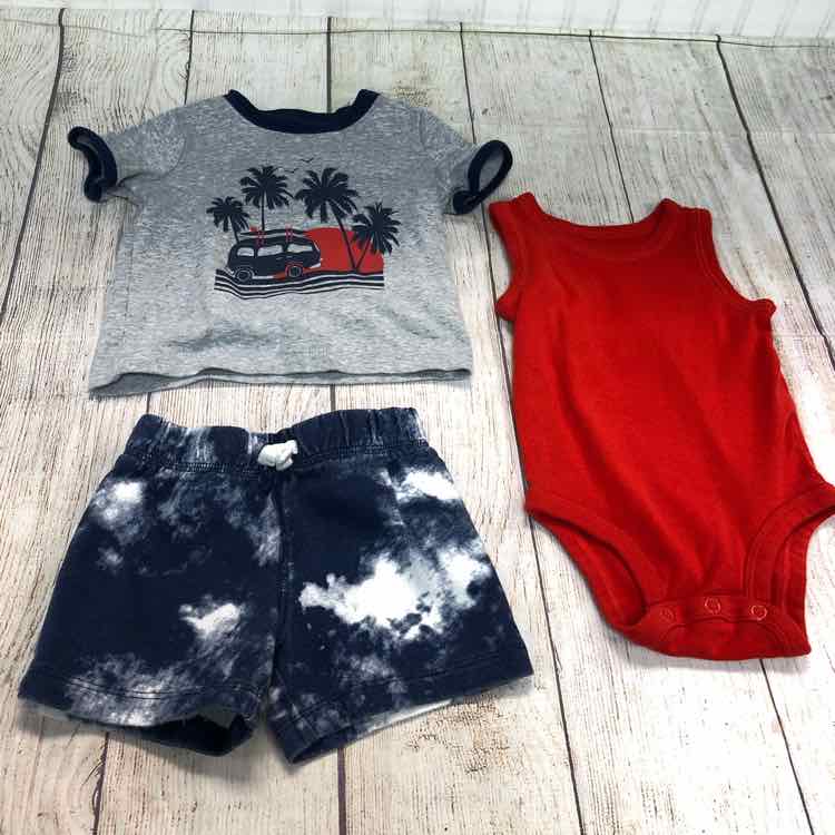 Carters Gray Size 6 Months Boys 3 Piece Outfit