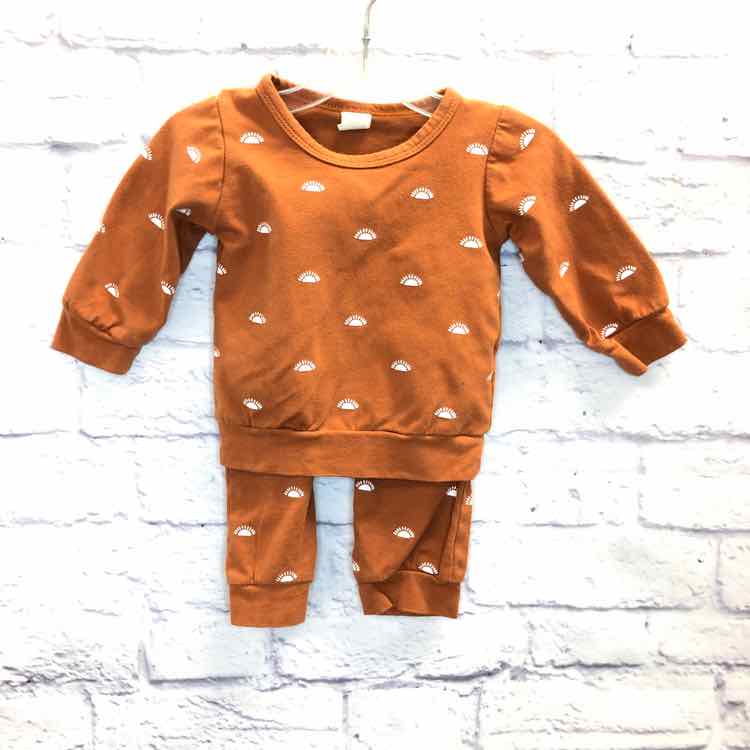 Orange Size 6 Months Girls 2 Piece Outfit