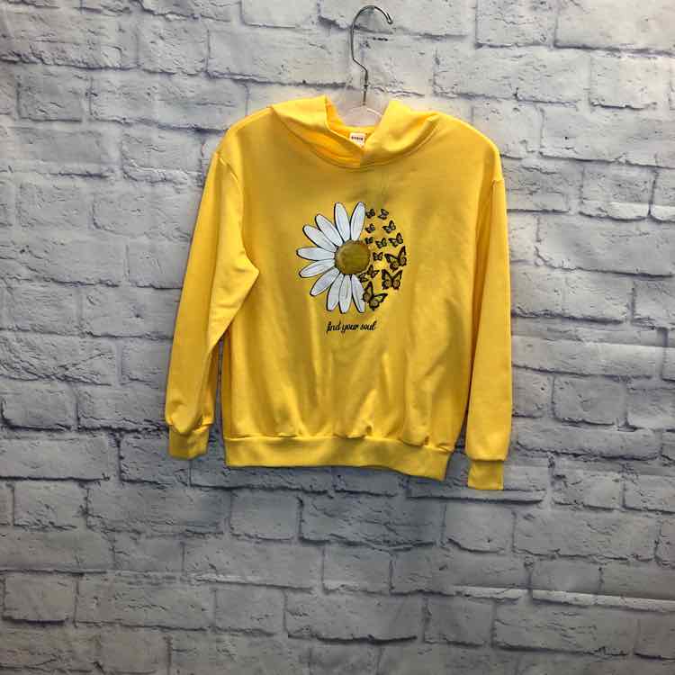 Shein Yellow Size 6 Girls Sweatshirt/Hoodie