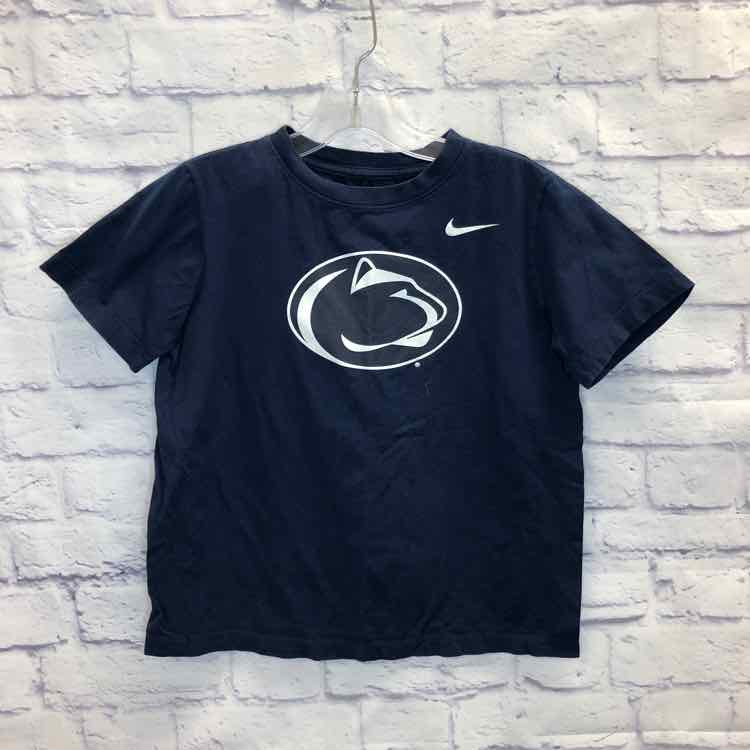 Nike Navy Size 10 Girls Short Sleeve Shirt