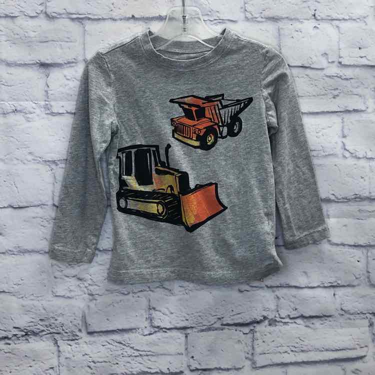 Carters Gray Size 2T Boys Long Sleeve Shirt
