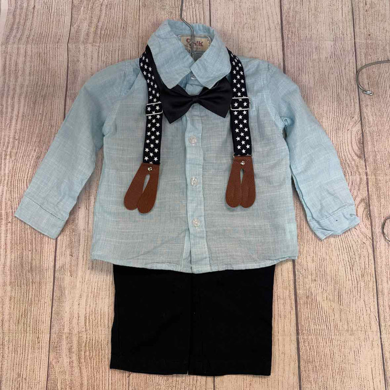 YLK Blue Size 12 Months Boys 4 Piece Outfit