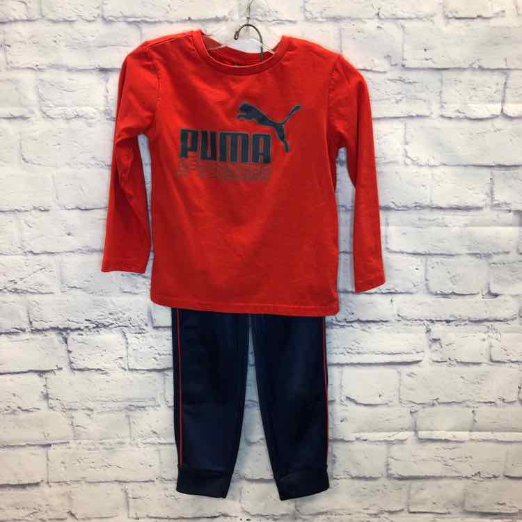 Puma Red Size 5 Boys 2 Piece Outfit