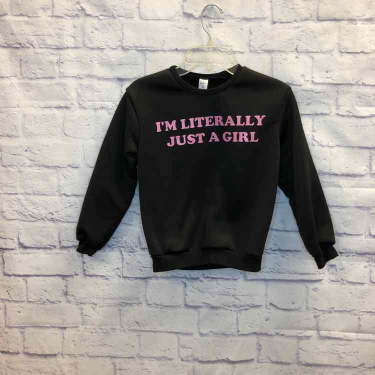 Shein Black Size 8 Girls Sweatshirt/Hoodie