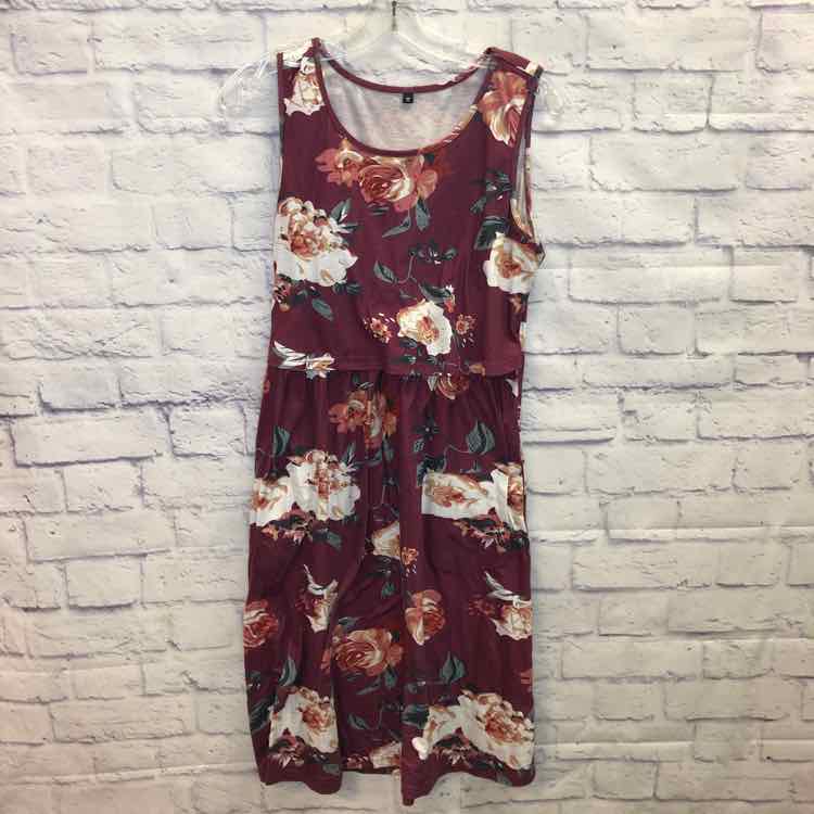 Floral Size M Nursing Dress