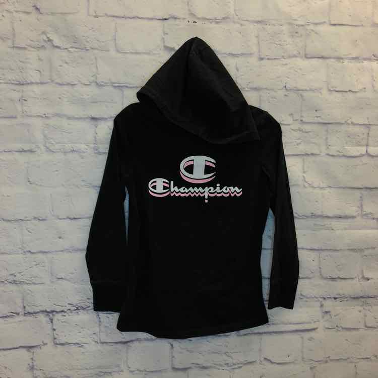 Champion Black Size 8 Girls Long Sleeve Shirt