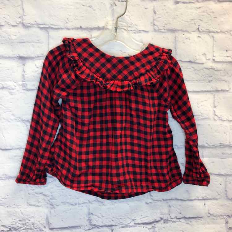 Oshkosh Red Size 2T Girls Long Sleeve Shirt