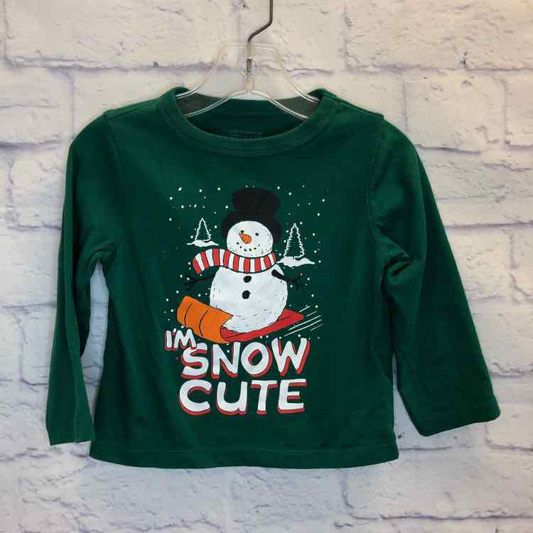 Childrens Place Green Size 18-24 months Boys Long Sleeve Shirt