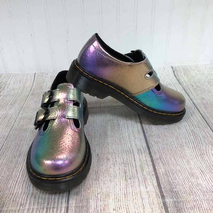 Doc Martens Rainbow Crinkle Leather Mary Jane Size 13