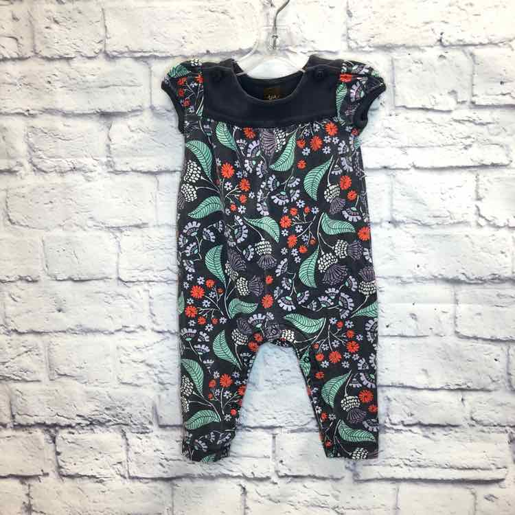 Tea Floral Size 3-6 Months Girls Romper