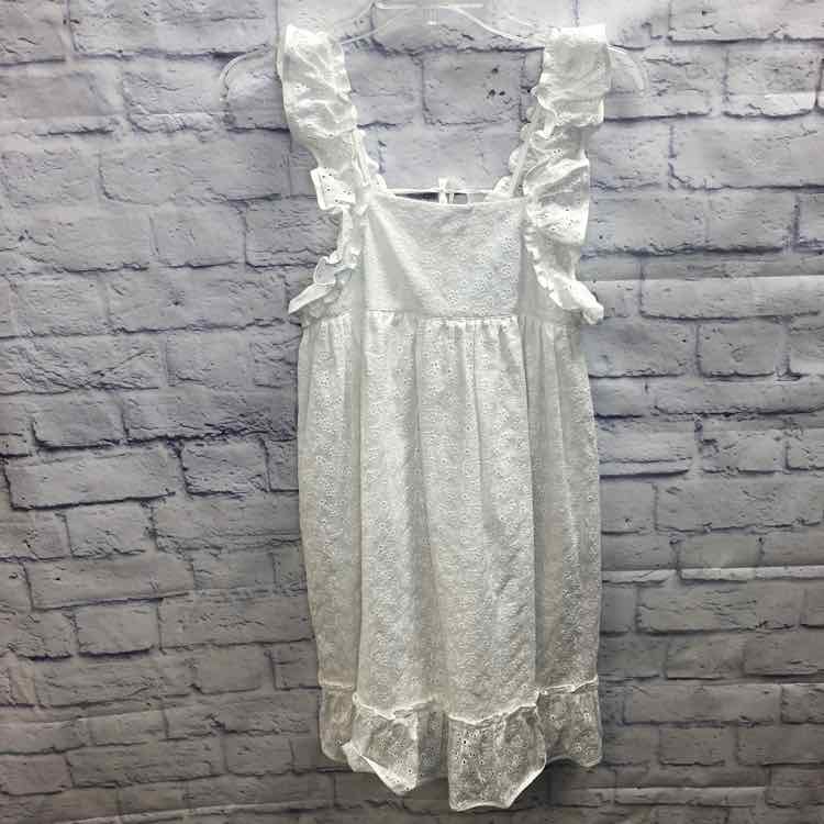 Maison Me White Size 12 Girls Dress