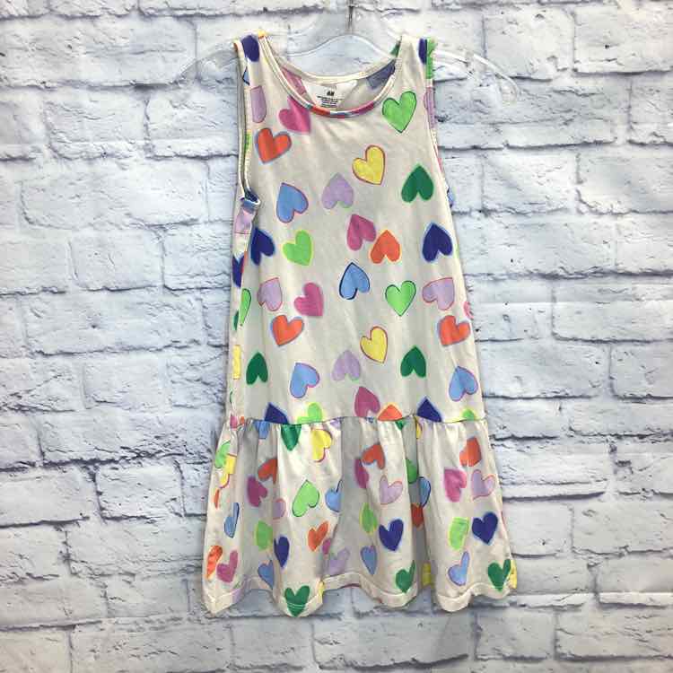H&M Hearts Size 6X Girls Dress