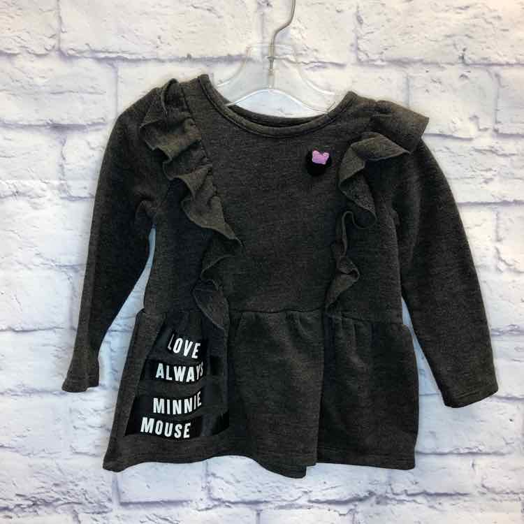 Minnie Mouse Gray Size 18 Months Girls Sweatshirt/Hoodie