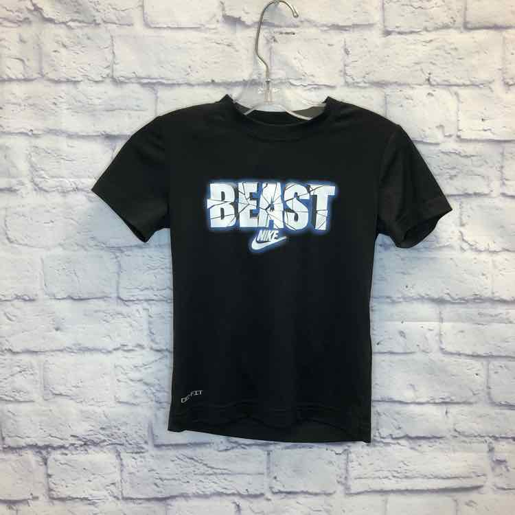Nike Black Size 4T Boys Short Sleeve Shirt