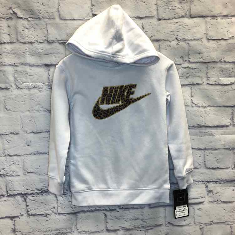 Nike White Size 5 Girls Sweatshirt/Hoodie