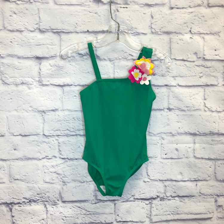Boden Green Size 2T Girls Swimsuit