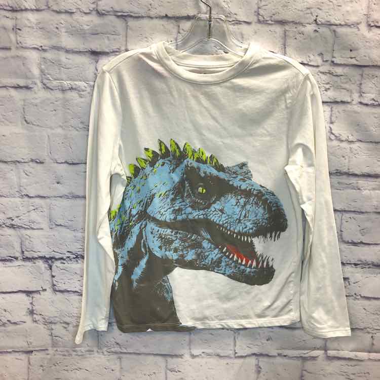 Cat & Jack White Size 10 Boys Long Sleeve Shirt