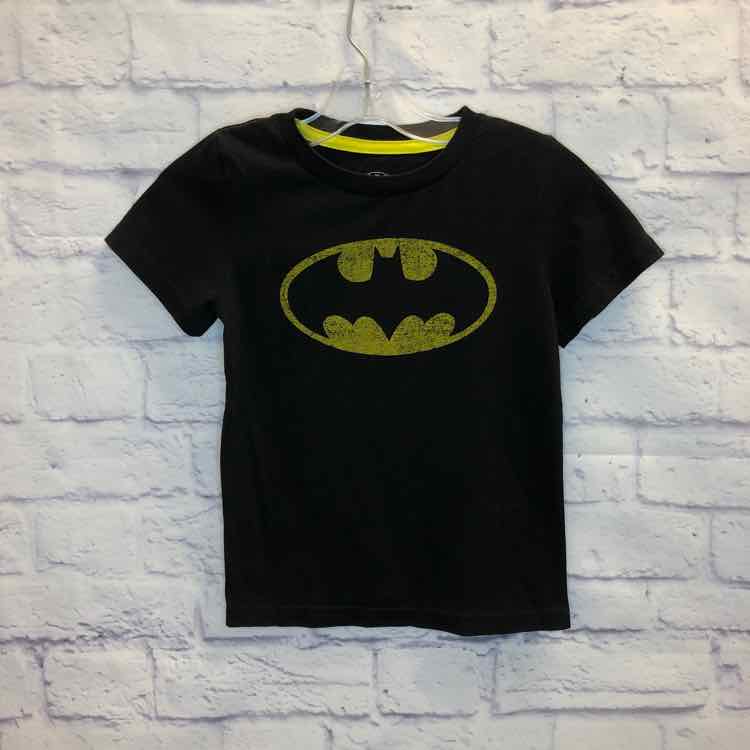 Batman Black Size 5 Boys Short Sleeve Shirt